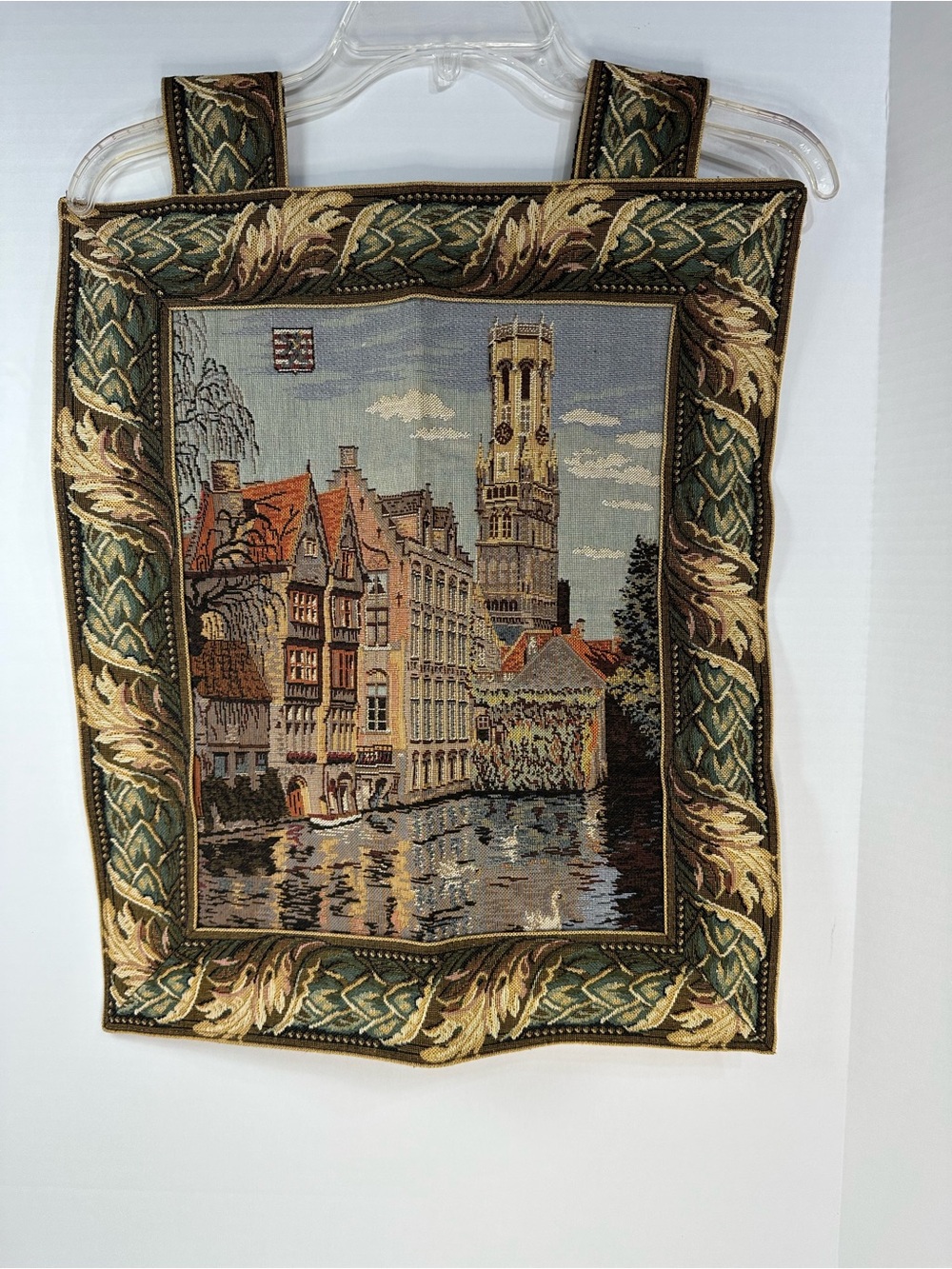 Belgium Point DeBruges Canals Wall Tapestry Brugge City
